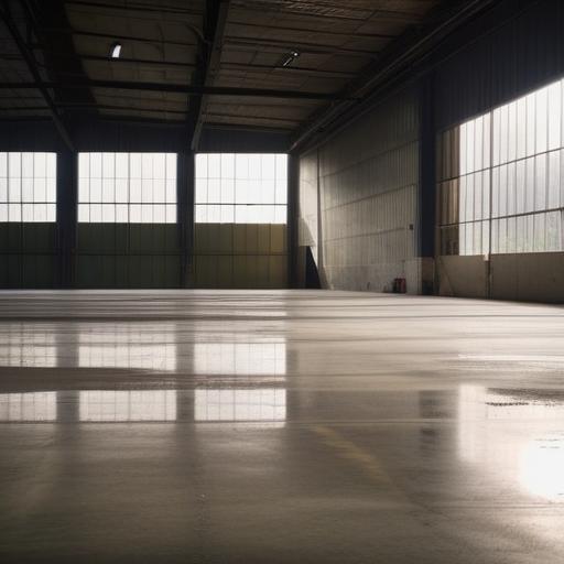 Large empty warehouse space